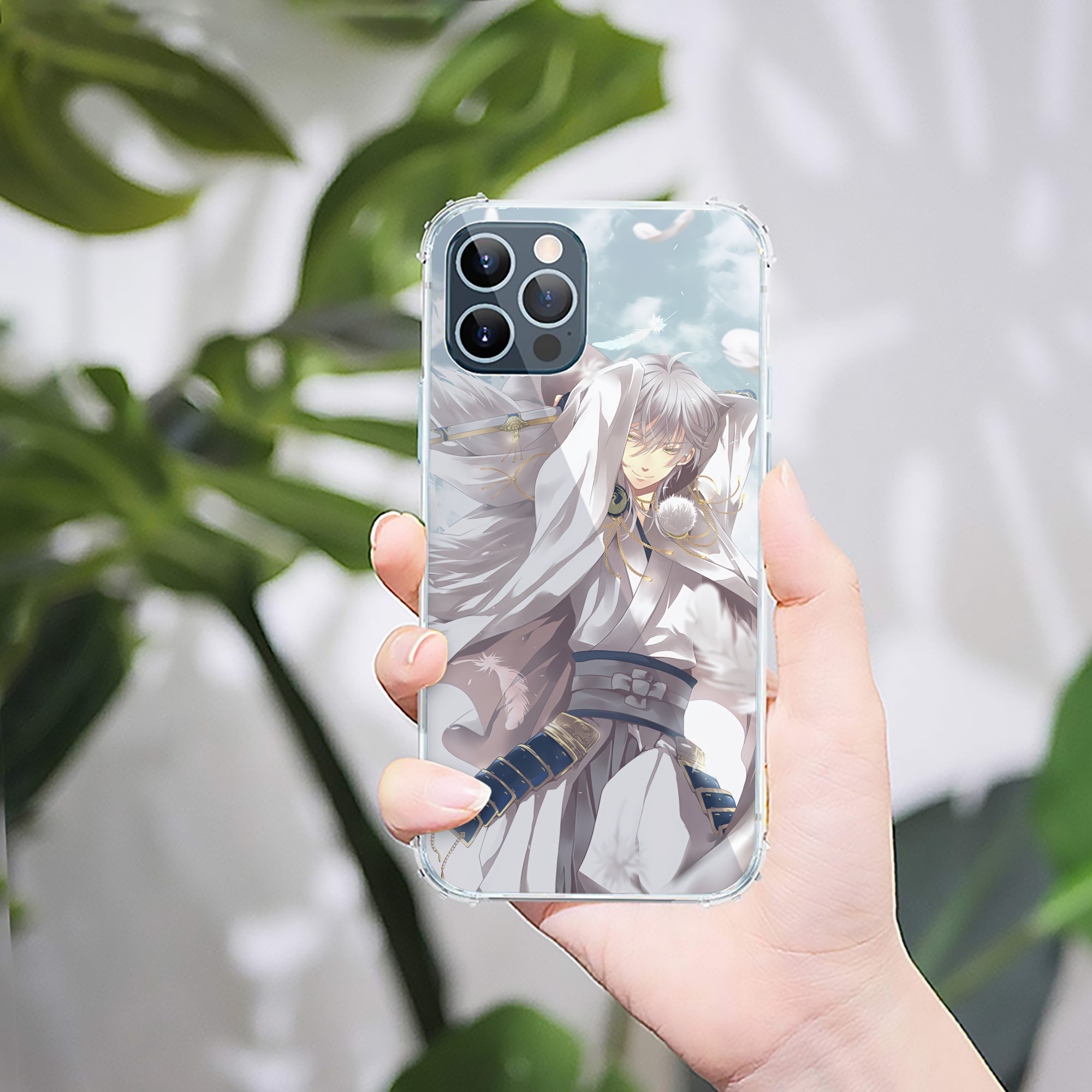 （画像用） 刀剣乱舞 Touken Ranbu 【iPhone 12シリーズ対応】透明スマホケース（クリアソフトケース）
